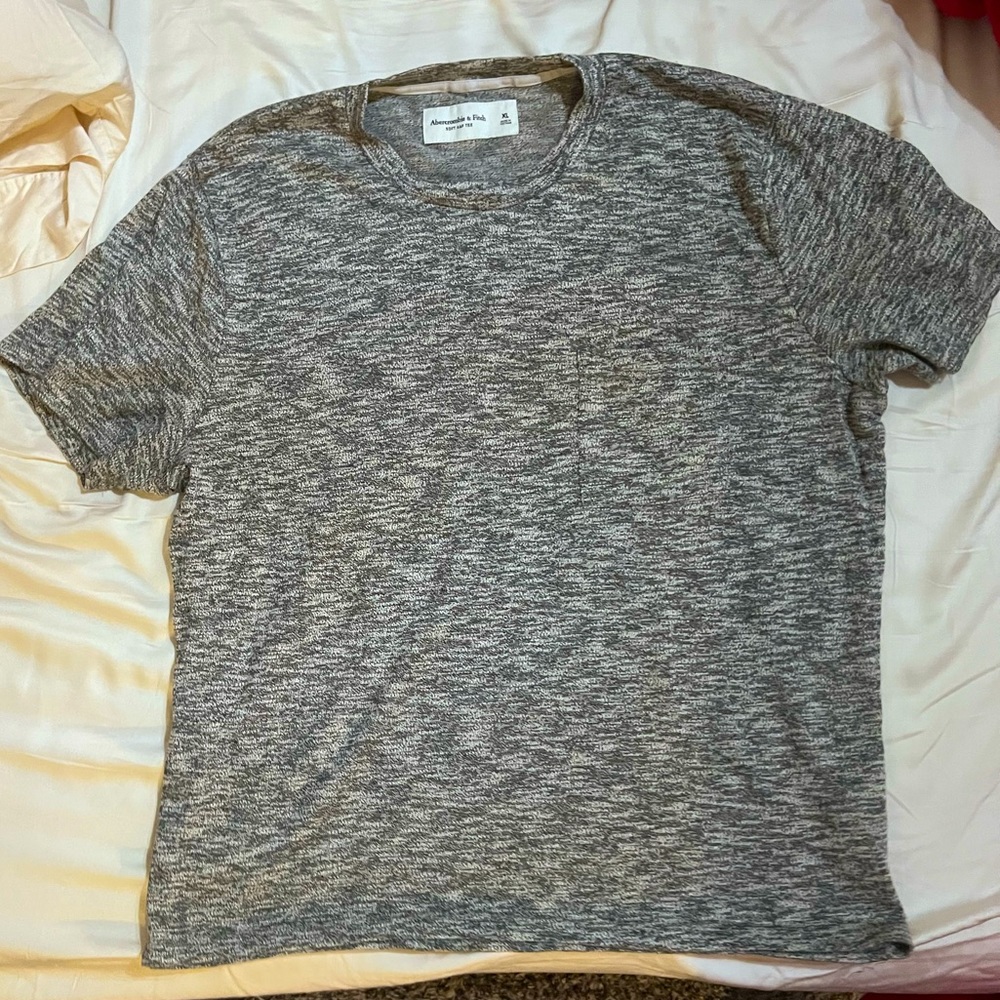 Abercrombie Sweater-Knit Pocket Tee
